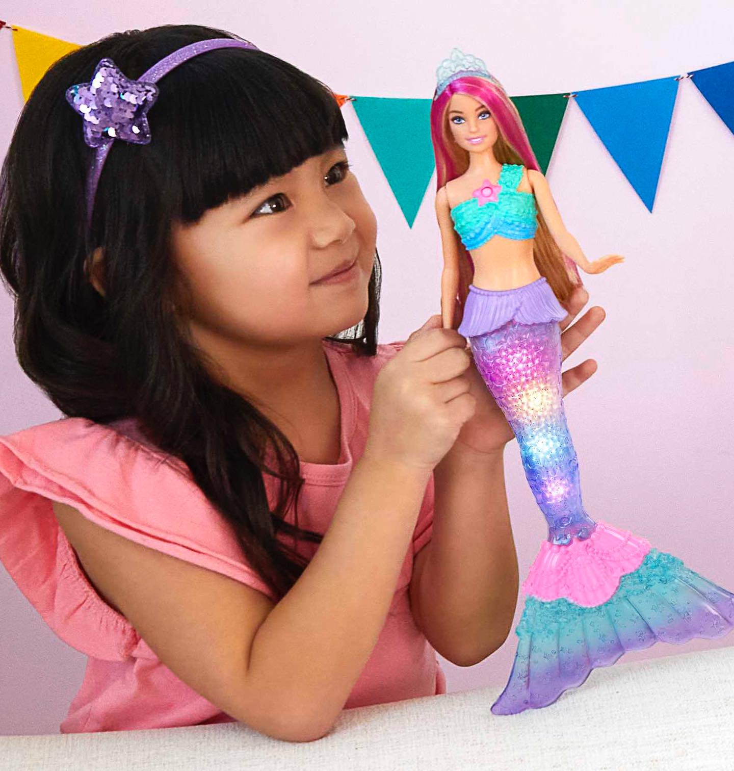 Barbie Dreamtopia Sirène Lumières Scintillantes 2