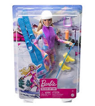 Barbie Sports d'Hiver Ski avec Accessoires 3