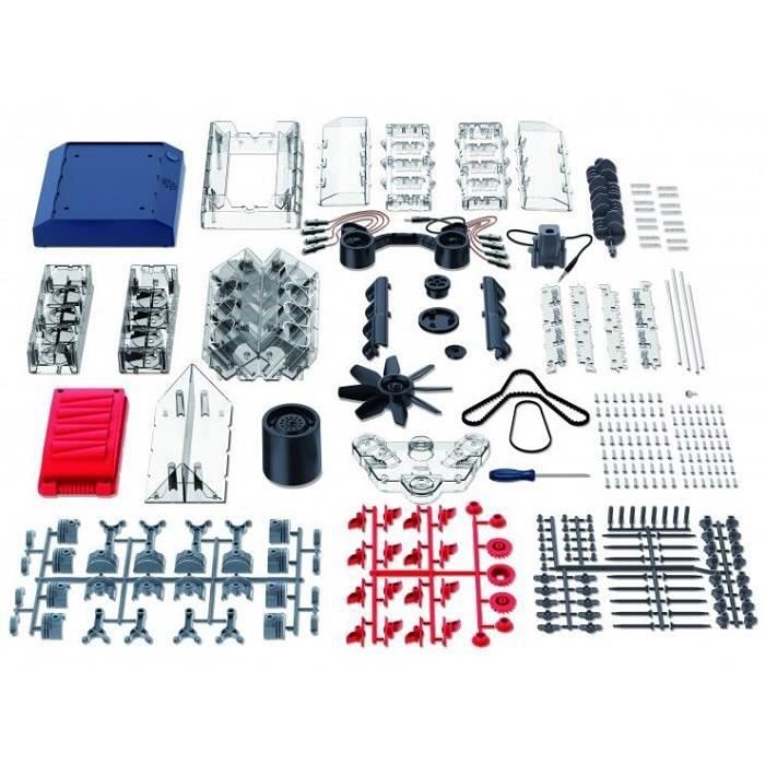 Buki V8 Engine Model Kit - Maquette Moteur V8 270 pcs 2