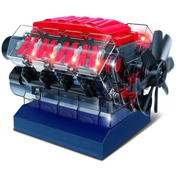 Buki V8 Engine Model Kit - Maquette Moteur V8 270 pcs 3
