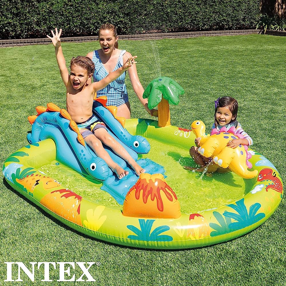 Intex Dinoland Aire de Jeu Gonflable