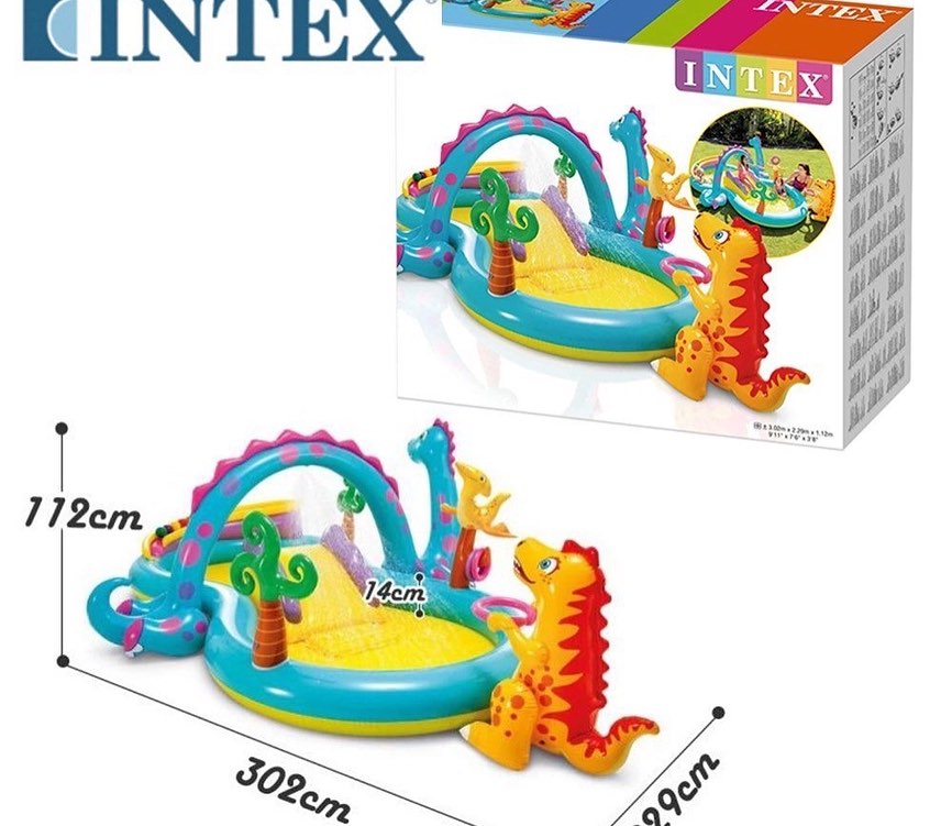 Intex Dinoland Piscine Gonflable Dinosaures 5