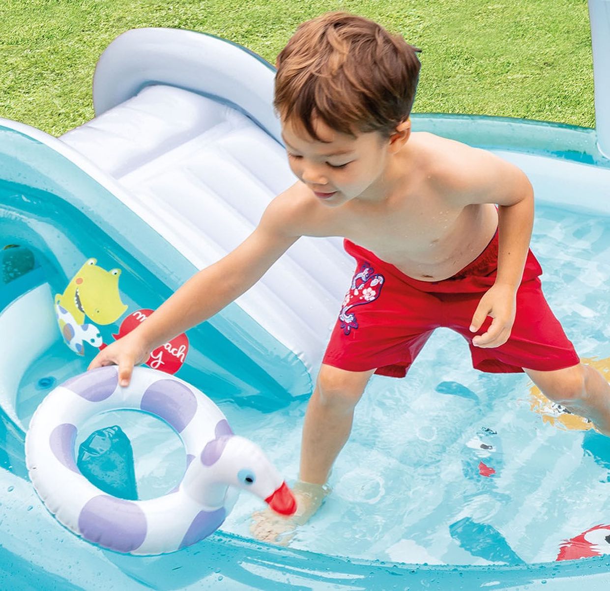 Intex Gator Aire de Jeu Gonflable Crocodile 5