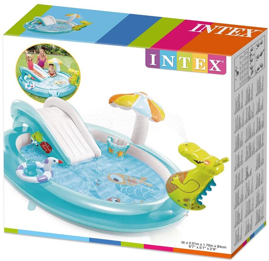 Intex Gator Aire de Jeu Gonflable Crocodile 6
