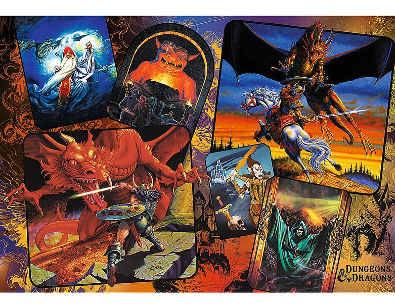 Trefl Prime - Puzzle 1000 pcs Donjons & Dragons Green Dragon 2