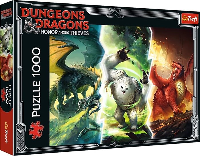 Trefl Prime - Puzzle 1000 pcs Donjons & Dragons Green Dragon 3